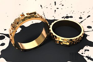 3D ring lock
