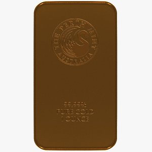The Perth Mint Kangaroo 1 Ounce Gold Bar Currency