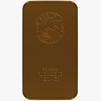 The Perth Mint Kangaroo 1 Ounce Gold Bar Currency