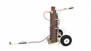 Welding Tank Machine Setup PBR model