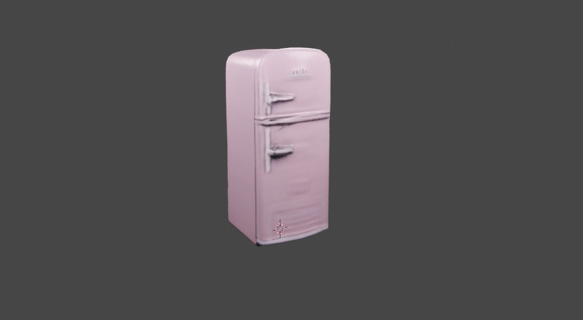 Retro Fridge 3D Model - TurboSquid 2207803