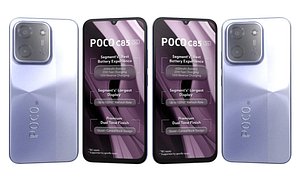 Xiaomi Poco C85 5G Purple 3D model