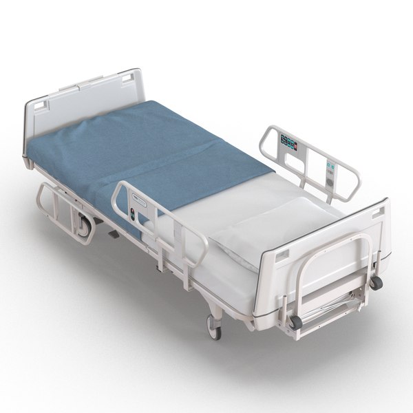 3d model hospital bed rigged