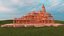 Templo Ram Mandir Ayodhya: modelo arquitectónico detallado en 3D