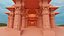 Templo Ram Mandir Ayodhya: modelo arquitectónico detallado en 3D