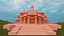 Templo Ram Mandir Ayodhya: modelo arquitectónico detallado en 3D