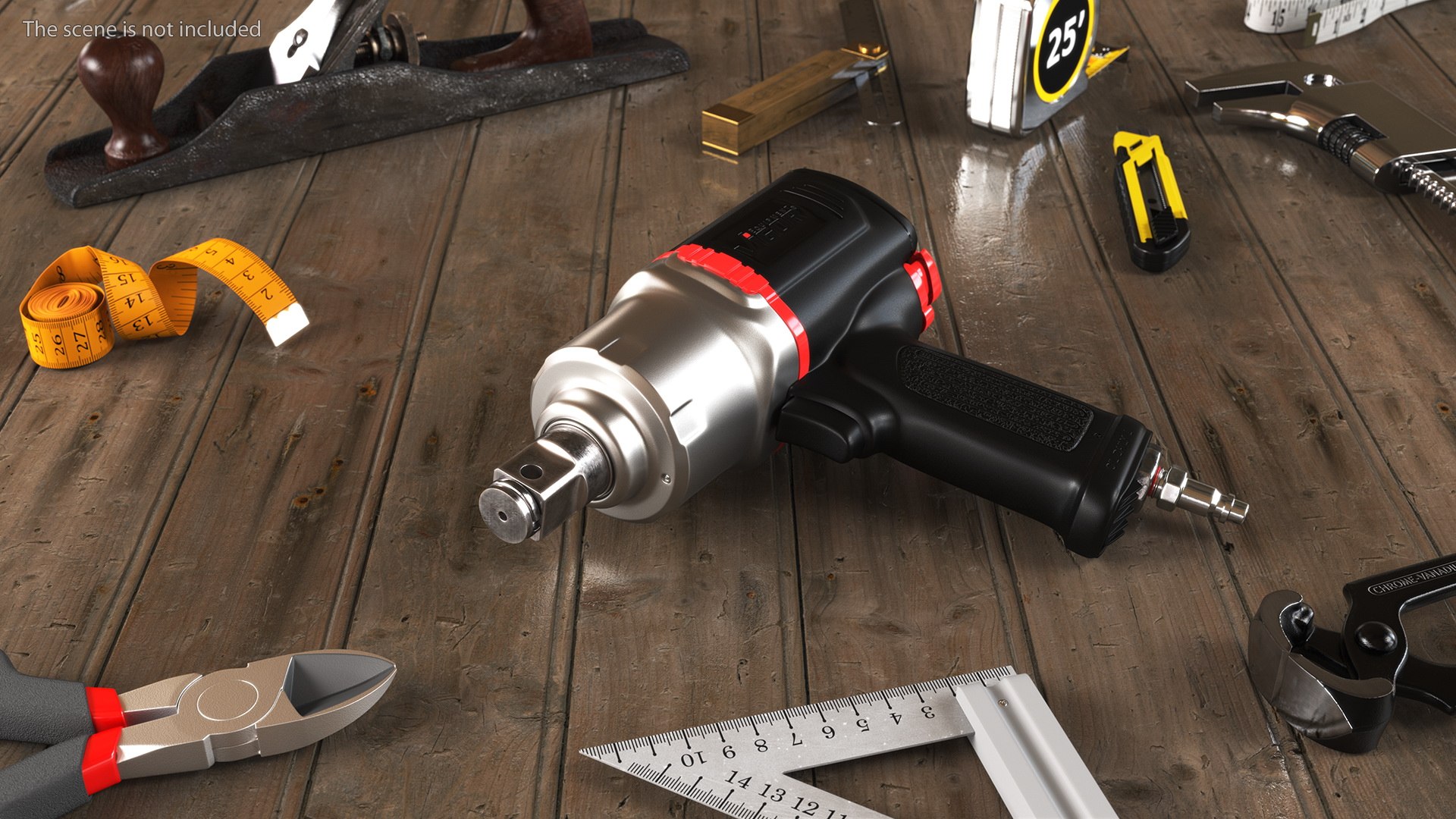 Vigor Air Impact Wrench 3D Model - TurboSquid 1745078