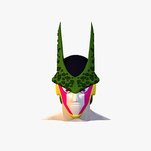 Perfect Cell - Dragon Ball High Poly Head Model 3D model