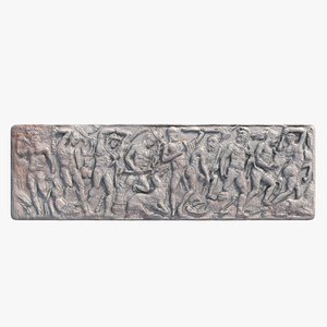 max greek bas-relief