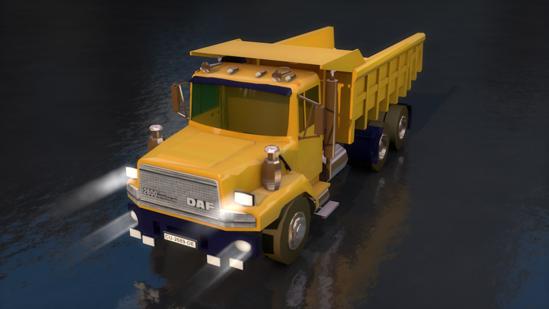 Dump truck model - TurboSquid 1471581