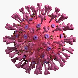 3D coronavirus corona virus model