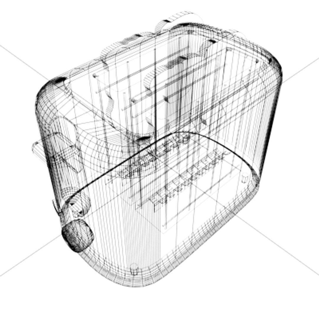 Toaster Sandwich 3d Model