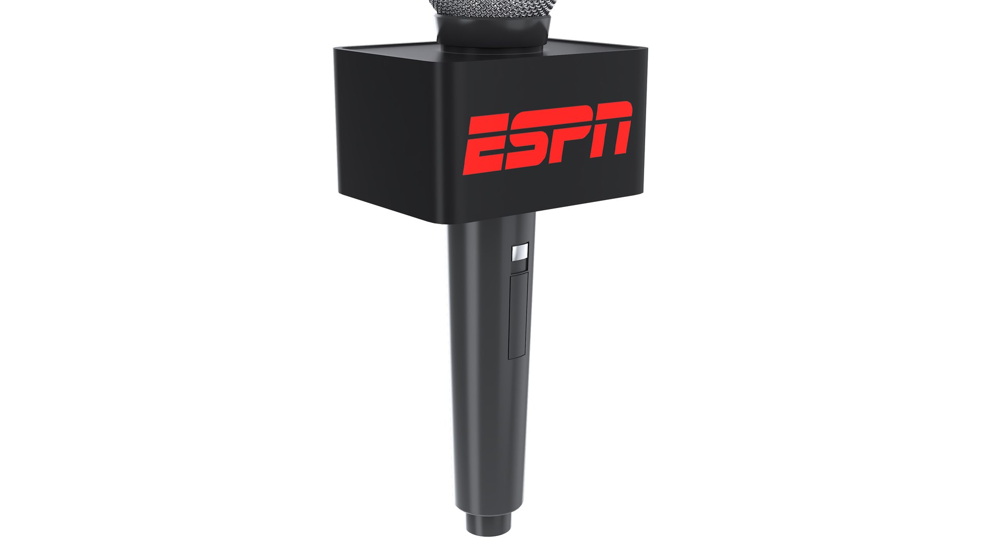 3D ESPN Reporter Microphone - TurboSquid 2270177