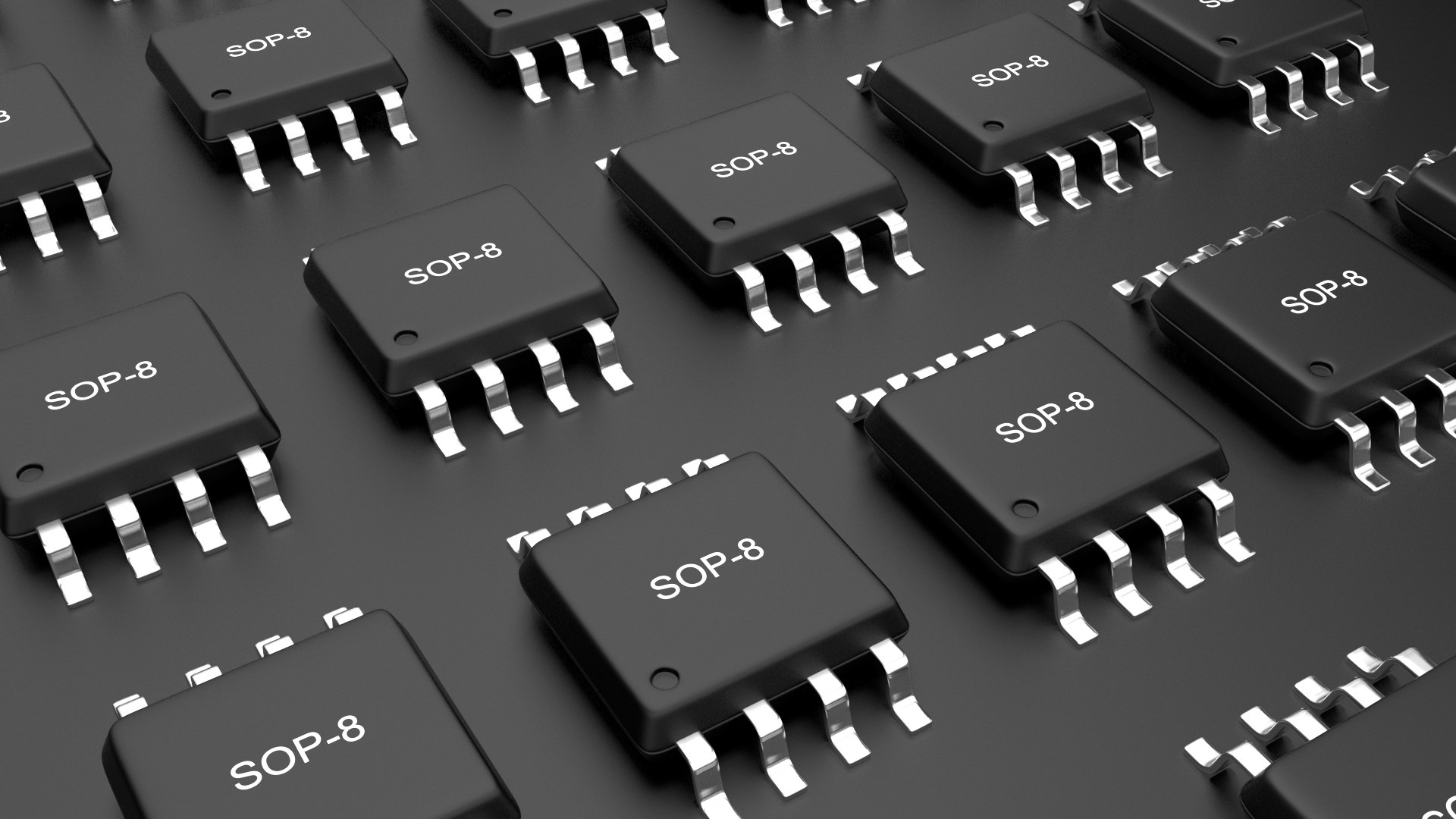 3D SOP-8 Chip - TurboSquid 2179794