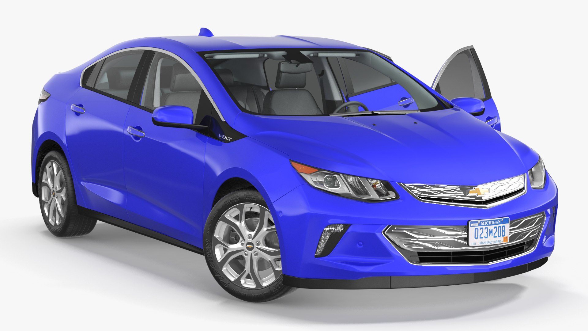 2016 Chevrolet Volt Rigged 3D model preview