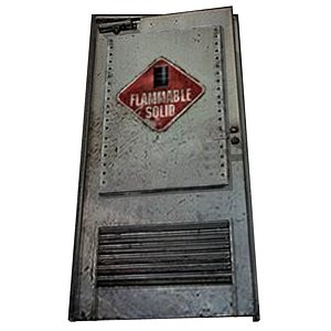 Metal Door - Flammable Solid