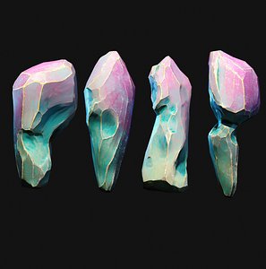 Stylized Stones _2 Game ready