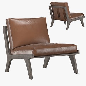 3D Potocco Ego Lounge Chair model
