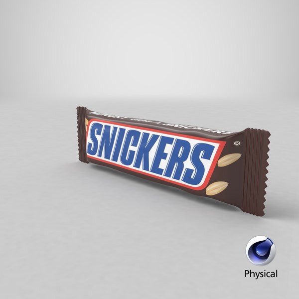 modelo 3d Barra de chocolate Snickers - TurboSquid 1564159