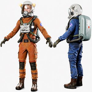space suit - metahuman 3D model