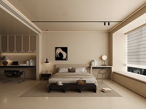 3D Modern bedroom