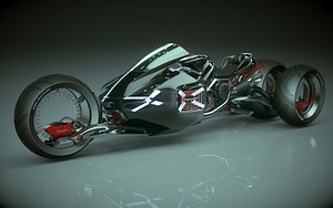 T Bike 1 3 Wheel 03 3D model