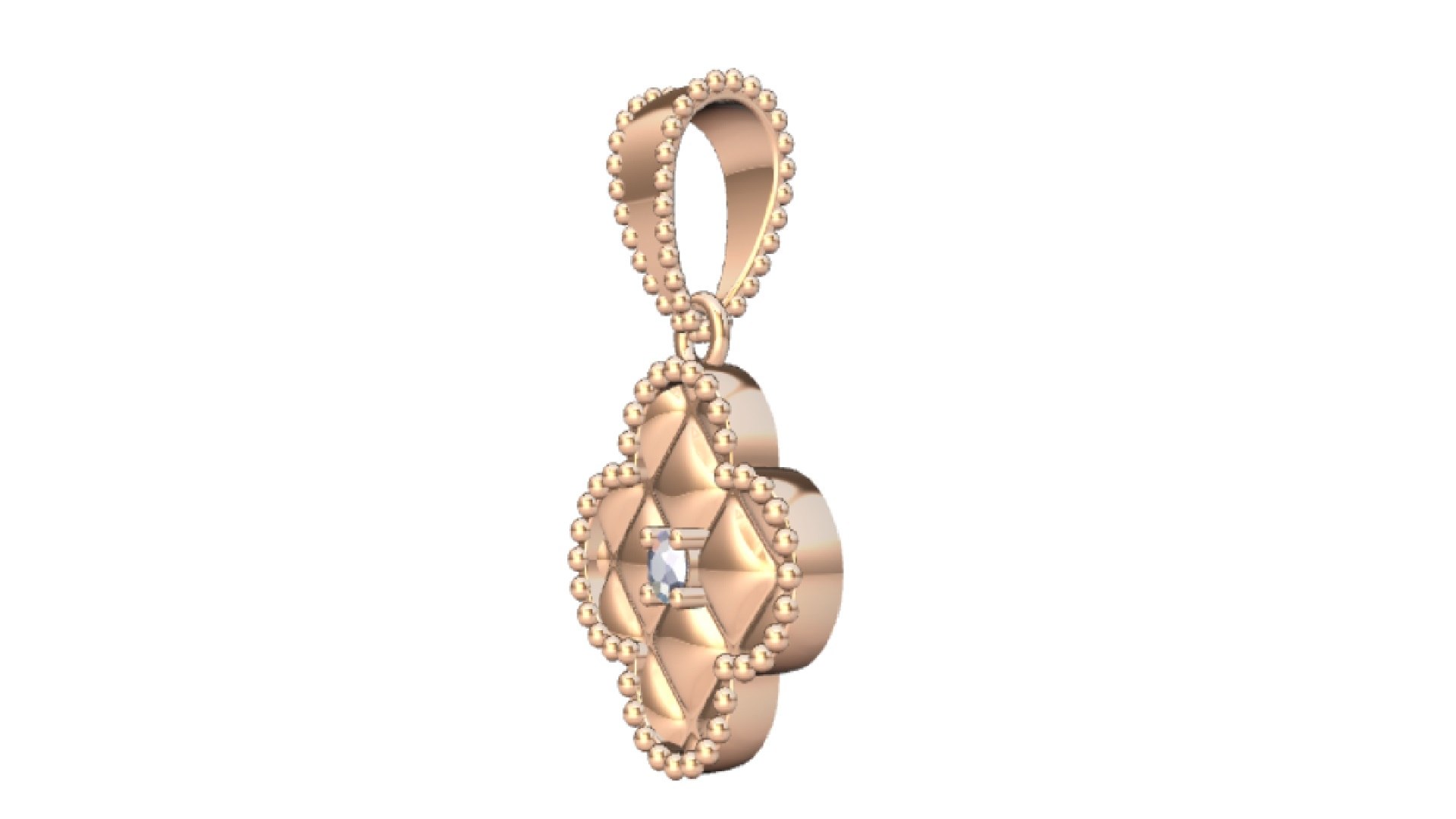 Cube Flower Pendant 3D - TurboSquid 2469634