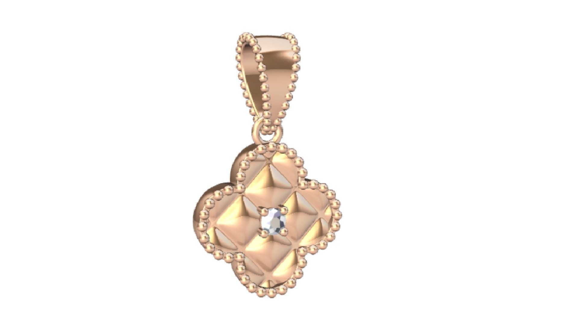 Cube Flower Pendant 3D - TurboSquid 2469634