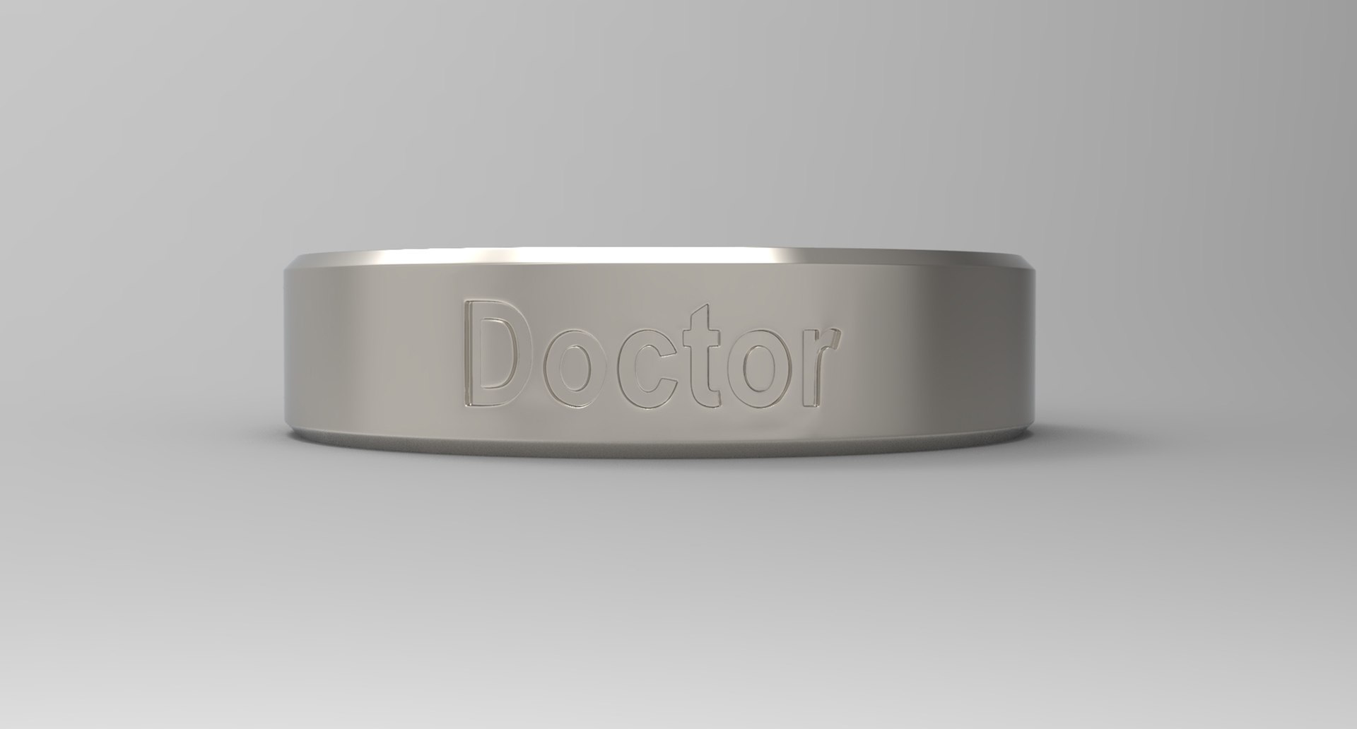 3D Doctor Ring Platinum - TurboSquid 1858866