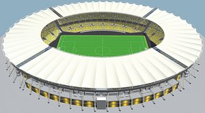 Fictionald old stadium 1 - Bowl with new roof