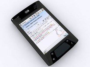3d model ipaq hx4700 pda