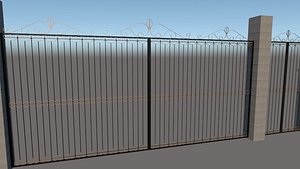 Metal fence