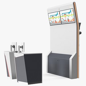 Reception Desk 3D model
