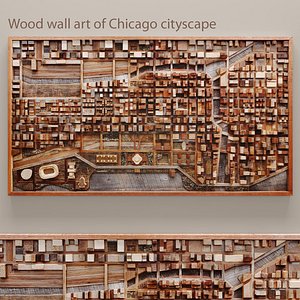 wood wall obj