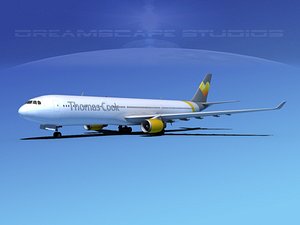 3d model airbus a330-300 a330