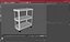 Medical Equipment Trolley White 3D