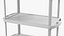 Medical Equipment Trolley White 3D