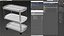 Medical Equipment Trolley White 3D