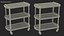 Medical Equipment Trolley White 3D