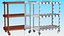 Medical Equipment Trolley White 3D