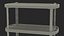 Medical Equipment Trolley White 3D