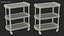 Medical Equipment Trolley White 3D
