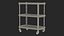 Medical Equipment Trolley White 3D