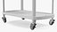 Medical Equipment Trolley White 3D