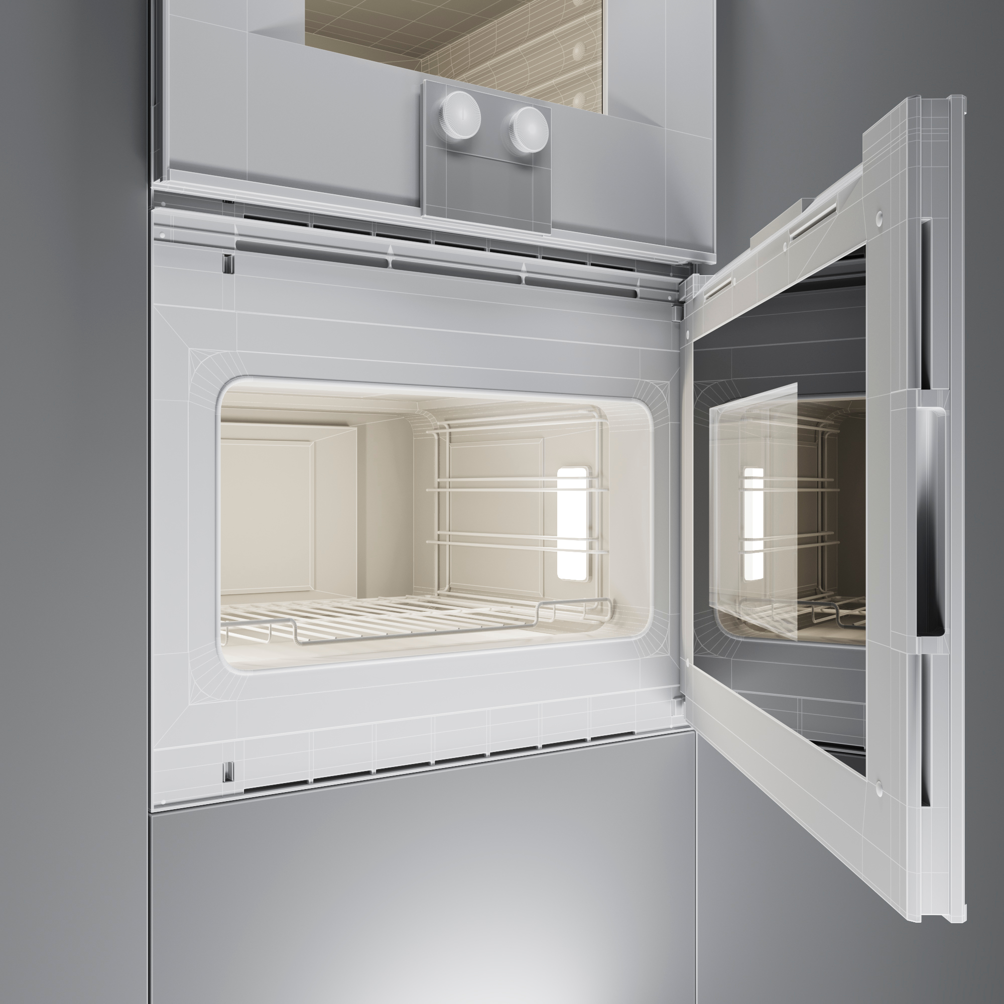 Gaggenau bm455110 bs470111 3D model - TurboSquid 1448505