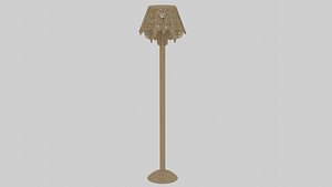 wooden lamp wood lighting 3D model