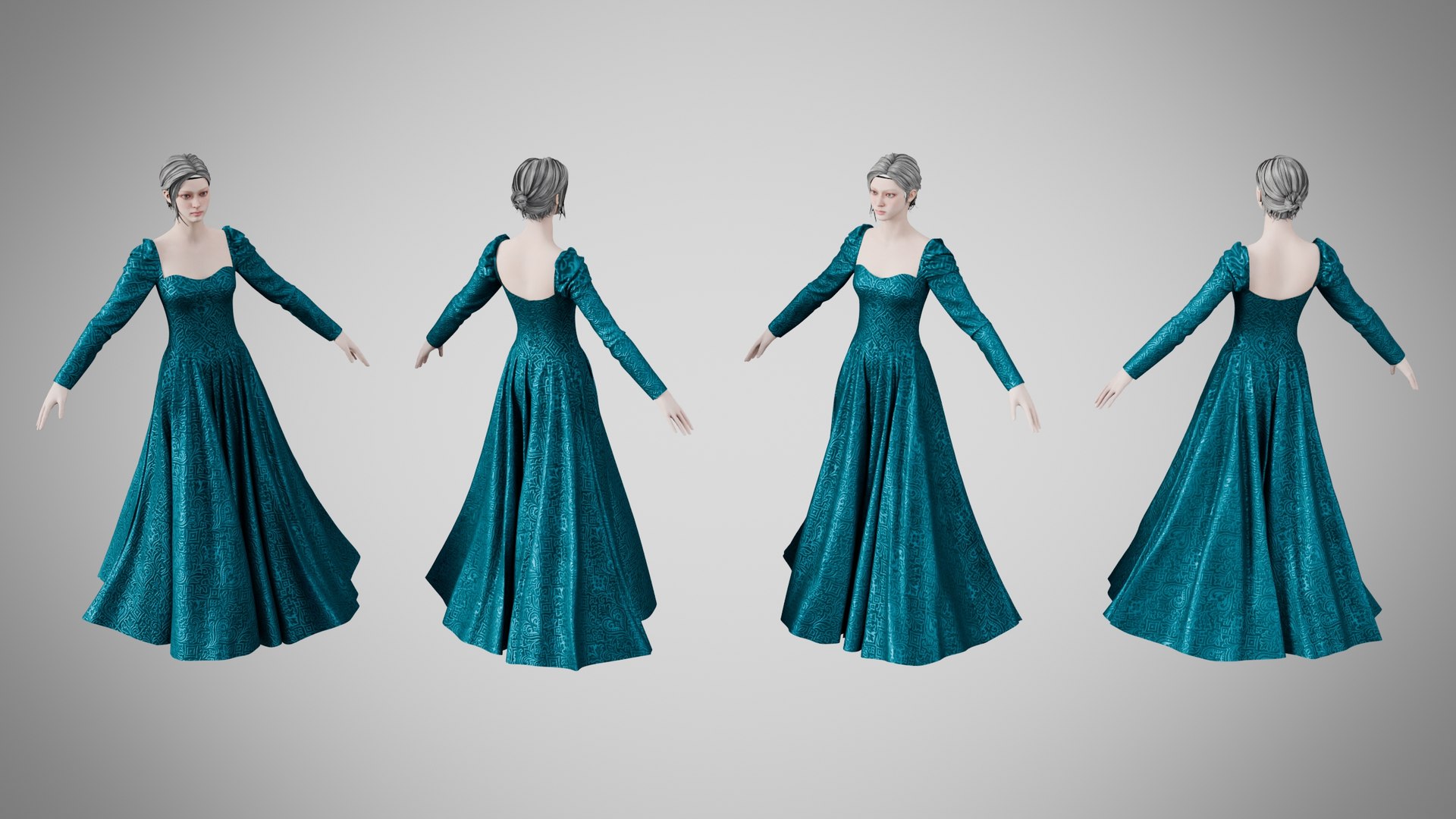 3D model Dress 40 Teal Velvet With Design https://p.turbosquid.com/ts-thumb/69/OFCJ0R/Lj/5/jpg/1769923620/1920x1080/fit_q87/c9d79ca017402f69fea34233c4f23ed65c393925/5.jpg