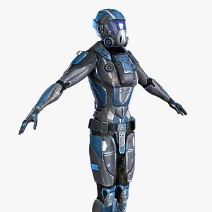 Sci-fi Armor Female Max