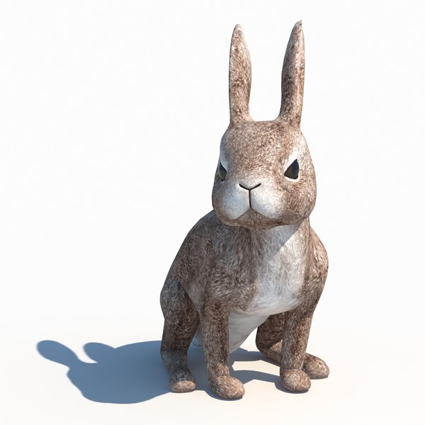 rabbit bunny animation 3d max