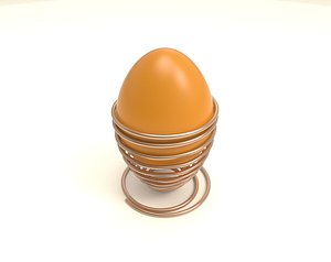 Spring egg cup 3D model